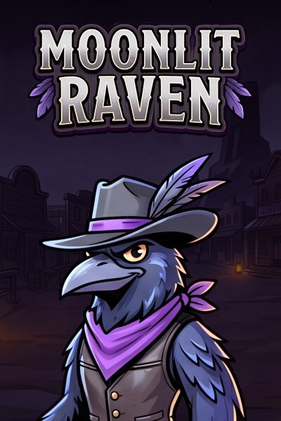 Moonlit Raven